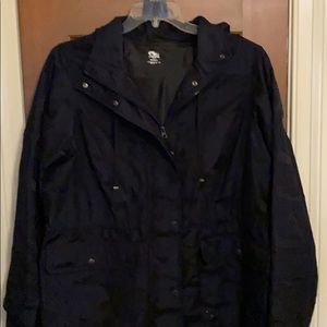 Camouflage blue and black jacket